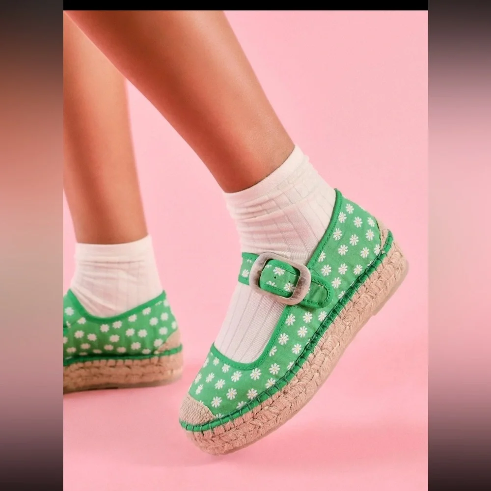 Free People Surfside Daisy Mary Janes size 7.5 38 - Picture 2 of 9